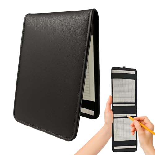 YFANITI Leather Golf Scorecard Holder,Score Card Holder Golf,Yardage Book Cover,Golf Scorecard Book...