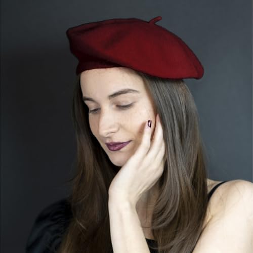 Image of Jolbndcv 6PCS Beret, French Beanie, Outdoor, Winter, Fashion Lady Hat | One Size Fits Most,Solid Color,Stretchable,for All Season