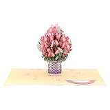 Generisch Valentinstag Karte | Romantisches Andenken als Wohndekoration,3D Handgefertigte Valentinstagskarten - Für Freundin Ehefrau Ehemann Mütter Feiertage Hochzeiten Geburtstage Und