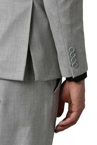 Image of Louis Philippe Men's Polyester Blend Two Piece Suit-Dress Set