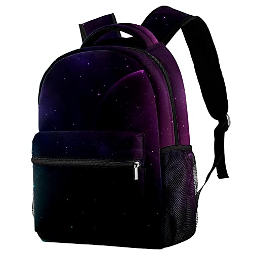 Sac à dos de voyage campus style sombre avec porte-bouteille pour ados