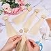 GLOBLELAND 6pcs Blonde Doll Wig Hair 15cm Straight Hair Wigs Dolls Soft Flexible Thick Synthetic Hair Fashion Dolls & Accessories for Doll Making DIY Arts and Crafts