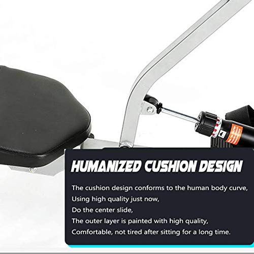 Image of Rowing Machines Rowing Machine Foldable Indoor Aerobics Hydraulic Rower Trainer 12 Resistance Adjustment Apply to Indoor