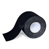 Bandes de kinésiologie (5 m x 5 cm non coupée), imperméable et élastique, doux pour la peau, pour le sport, pour les genoux, les épaules et les coudes, bandes raffermissantes musculaires