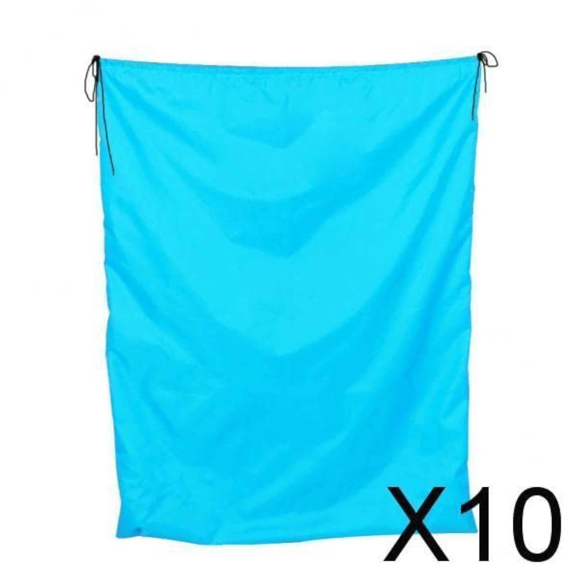 Large Capacity Waterproof Drawstring Storage Pouch, Blue