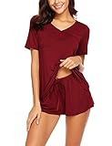 Avidlove Women's Shorts Pajama Set Short Sleeve Sleepwear Nightwear Pjs S-XXL