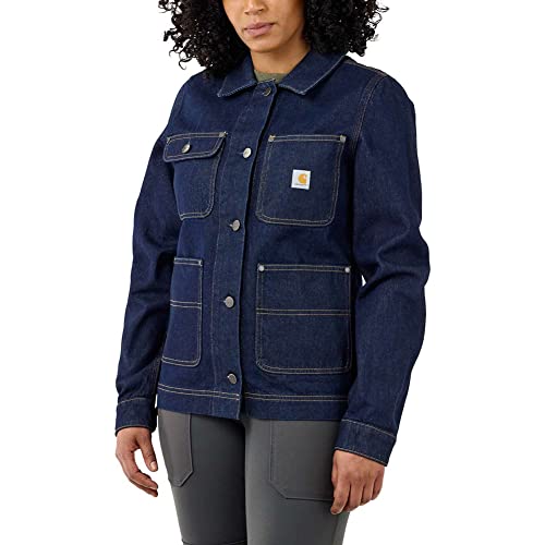 Carhartt Women's 105449 Women's Rugged Flex® Relaxed Fit Denim Jacket2
