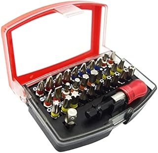 NORTOOLS 32 PCS S2 Hex Shank Screwdriver Bits with Magnetic Bit Holder Kit Security Bit Set
