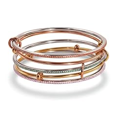 Tricolor Zirconium Silver + Gold + Rose Gold