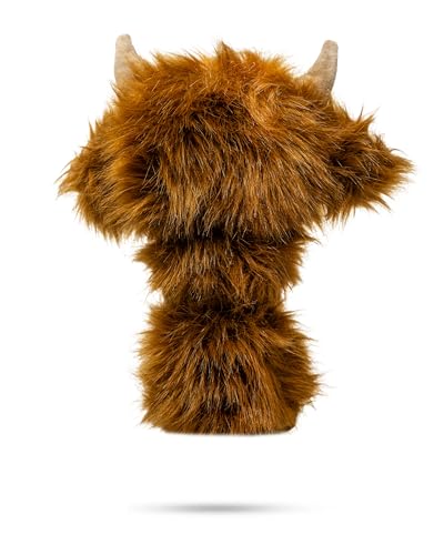 Pins & Aces Highland Cow Leather Golf Head Cover