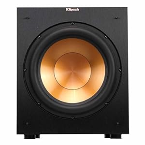 Klipsch R-12SW Powerful Deep Bass Front Firing 12″ Copper-Spun Driver 400W Digital Power Subwoofer 14″ X 18.5″ X 16″