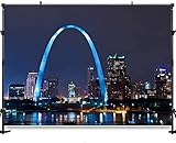 The Arch in The City of st Louis Night Skylines Pictures Backdrops Photography Backdrops Party Decoration Supplies Durable Photography Background Banner Portrait Studio Booth Photobooth Props 5x7ft
