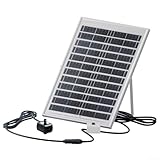 Processus d'installation simple : doté d'un câble de 5 mètres de long pour une installation facile avec un grand câble USB pour le panneau solaire, placer votre fontaine dans des zones ensoleillées est sans tracas.