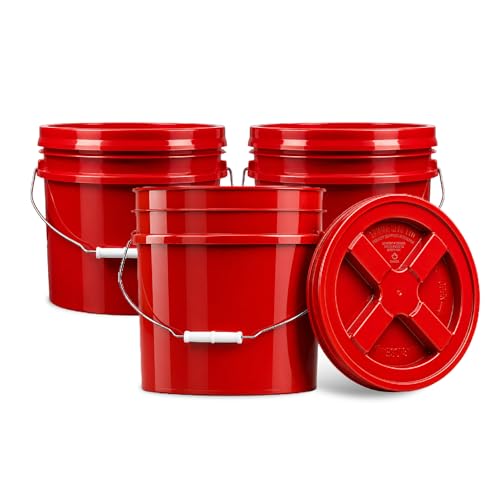 How To Build An Emergency Food Supply (2026) ePackageSupply 3.5 Gallon Bucket with Lid - Food Grade Bucket with Airtight Gamma Seal Screw-On Lid...