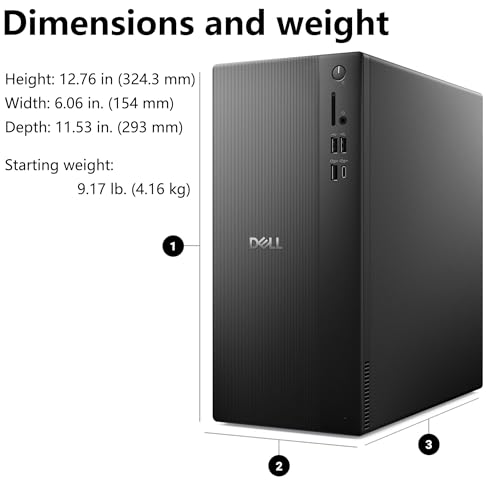 Dell ECT1250 Tower PC 14th Gen i3-14100