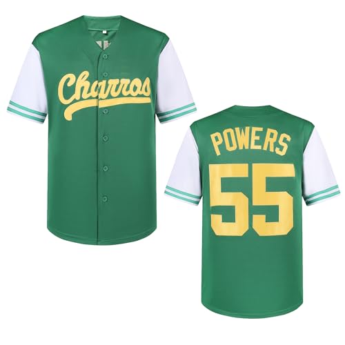 Kenny Powers 55 Maillot de baseball cousu pour homme Style d'équipe classique pour les fans de sport et les joueurs S-3XL