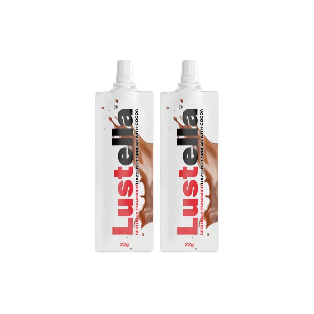 Lustella Infused Hazelnut Chocolate Spread - Fun for Couples (2 pack)