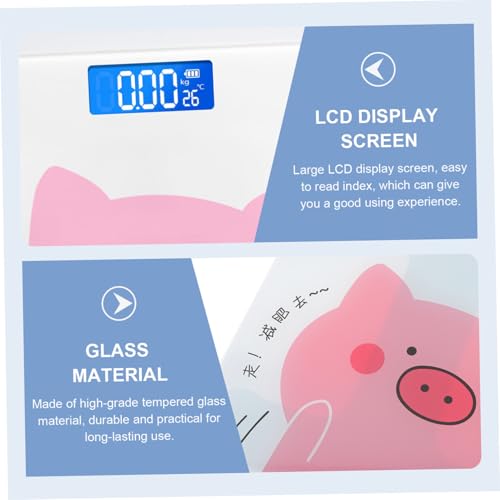 Balance de salle de bain Outanaya écran digital pesée exacte - 5