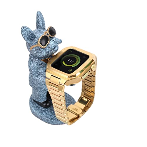 Bracelet en métal étui Apple Watch 45mm : protégez et sublimez votre iWatch 8 7