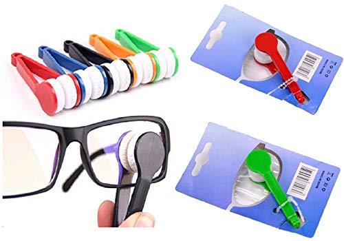 BangDi Mini Sun Glasses Eyeglass Microfiber Spectacles Cleaner Soft Brush Cleaning Chips Mini