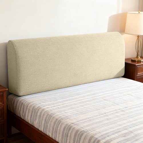 Almohada de respaldo para cama y sofá, cojín de lectura con funda lavable, respaldo de apoyo para pared, almohada grande de cuña de 180 x 30 x 10 cm, perfecta para leer y ver la televisión