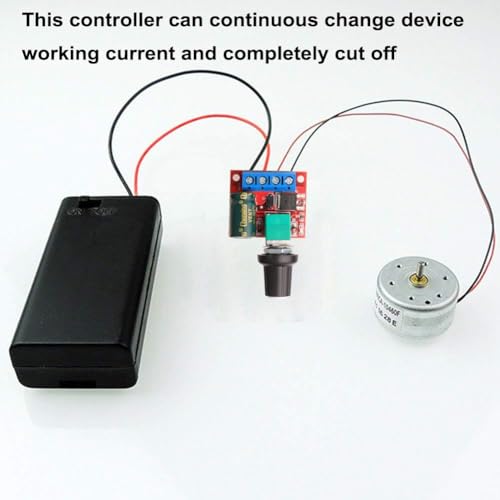 Image of 3-Pack PWM DC Motor Speed Regulator Controllers for 3V 6V 12V 24V 35V Mini Style Speed Control - Ideal for Rduino Projects