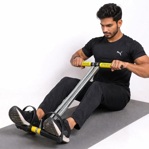Image of ODDISH Way to Fitness Double Spring Tummy Trimmer and Push Up Board Combo Pack for Men & Women - Abdominal Workout for Home & Gym Use