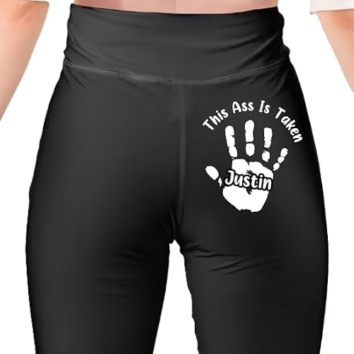 Personalized Text Custom Flare Leggings