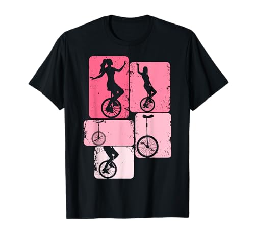 Einrad Mädchen Unicycle Damen Kinder T-Shirt