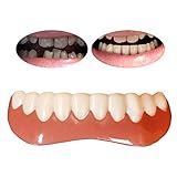 Tacohan Zähne Zahnersatz Unterkiefer Quick Zaehne Provisorischer Zahnprothese unten, Reparieren Sie schnell Ihre Zähne