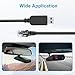 Radar Detector Cable, USB to RJ11 Plug,Replacement Radar Detectors Power Cable for Escort MAX 360 Unide R1 R3 R4 DFR8 DFR9 Passport 9500i Radenso XP Beltronics STI Radar Detector(RJ11-6.56ft)