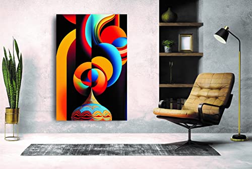 Décoration murale salon et chambre : grand tableau art moderne sur toile 120x80