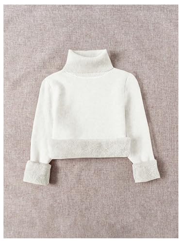 MakeMeChic Women's Long Sleeve Turtle Neck Fleece Lined Slim Fit Sweater Pullover Tops3