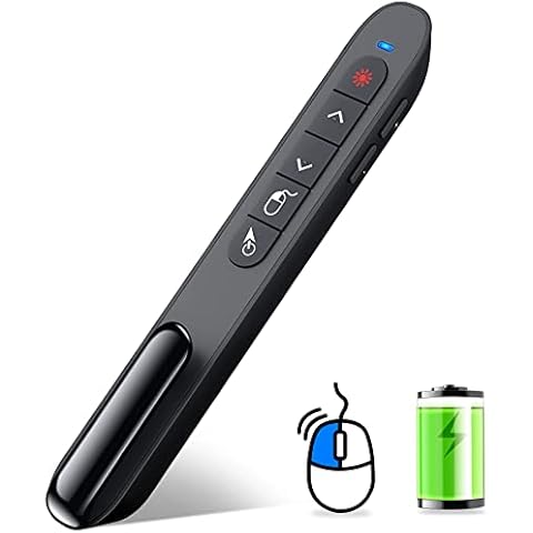 DINOSTRIKE Wireless Presenter Remote with Air Mouse Control Cover