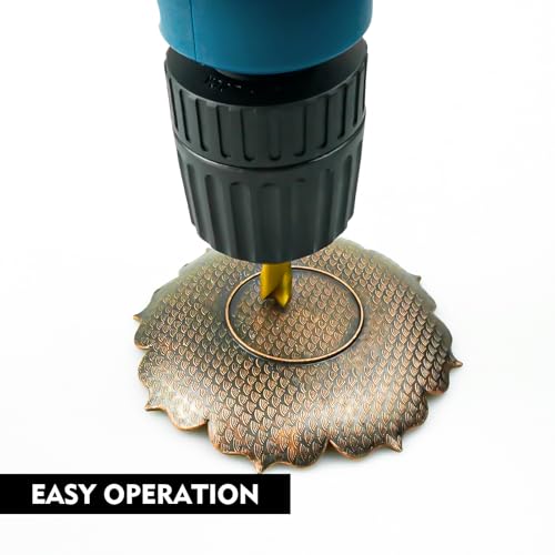 Image of RENYU 5Pcs Cobalt Spot Weld Drill Bit Set Kit, Titanium Coated High Speed Cobalt Steel Weld Cutter Drill Bit Weld Removal Tool 5 /16-inch (8mm) Yellow