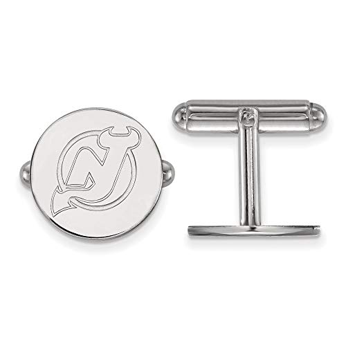 New Jersey Devils Cufflinks (Sterling Silver)