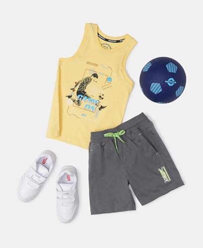 Image of Jockey AB12 Boys Super Combed Cotton Rich Graphic Printed Shorts (Colors & Prints May Vary)