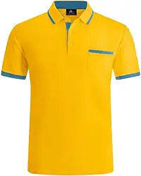 Camisa polo masculina de manga curta, esportiva, clássica, casual, macia, com bolso