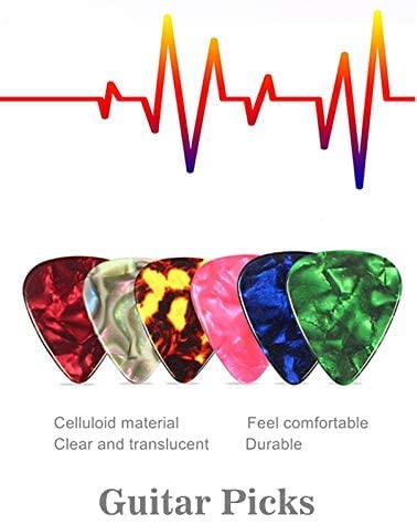 WANGZAIZAI Lot de 50 médiators fins et souples pour guitare acoustique, guitare électrique, ukulélé, basse, guitare… - Les Beatles, Paul McCartney, John Lennon, RIngo Starr, George Harrison WANGZAIZAI Lot de 50 médiators fins et souples pour guitare acoustique, guitare électrique, ukulélé, basse, guitare… – Image 4