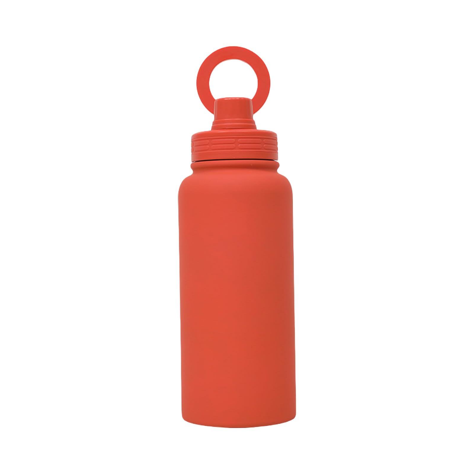 Jazuaiao Portable 1000ml Vacuums Insulated Outdoor Water Bottle Phone Stand Lid Temperature Retention Drinkware Portable Outdoor Drinkware with Phone Stand