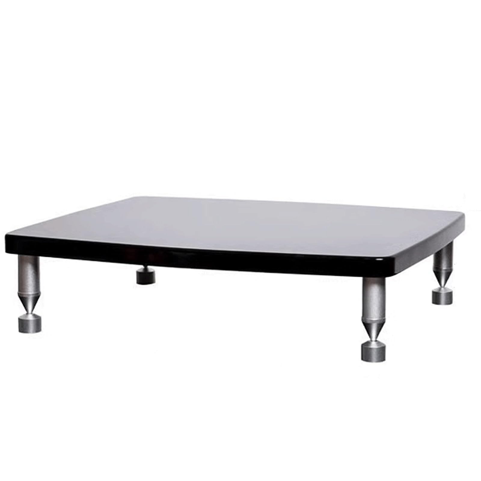 Tour rack en alliage d'aluminium - Support AV et cadre monocouche absorbant les chocs noir