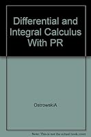 Differential & Integral Calculus With PR 1114245828 Book Cover