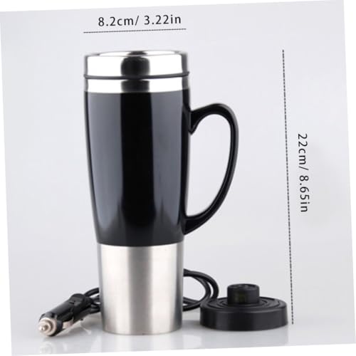 Hervidor eléctrico de auto 12V acero inoxidable miniatura 2