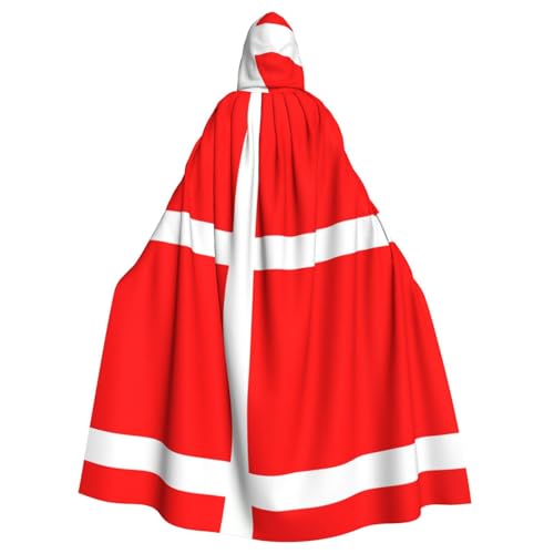 Cape Danemark adulte à capuche pour costume homme et femme