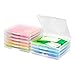 IRIS 12" x 12" Slim Portable Project Case, 10 Pack, Clear