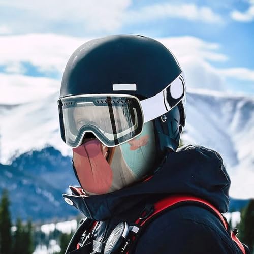 Mascarilla facial de balaclava divertida para hombres y mujeres, protección solar, transpirable, cubre todo el cabeza para senderismo, ciclismo, running y conducción miniatura 5