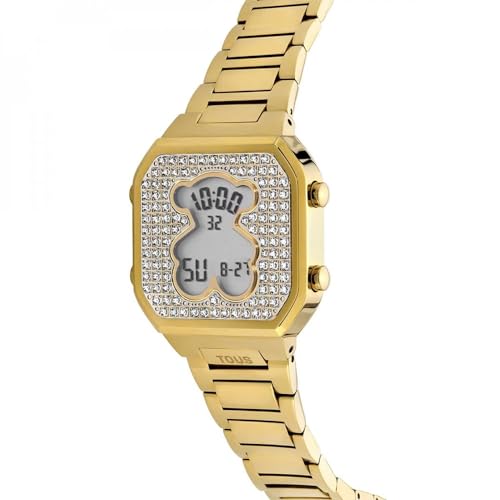 TOUS Montre D-Bear 3000130800 Acier Inoxydable IPG plaqué Or