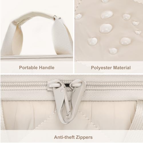 Image of MOSISO 360 Protective Laptop Bag, Shoulder Bag Double Layer Fluffy Padded Anti-theft Zipper