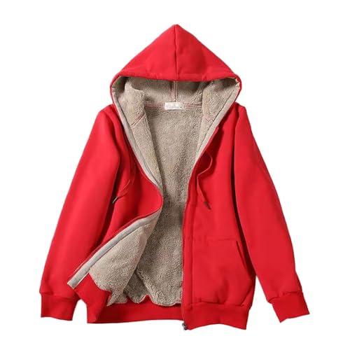 Cocila Veste Femmes Hiver DéContracté Doublé Chaud Manteau Zippé à Capuche Manteau Long Doudoune (White Xxxxxxxxl) Veste Cuir Noir En Cuir Jean BrodéE Femmes De Moto Manteaux Hiver Simili Marron