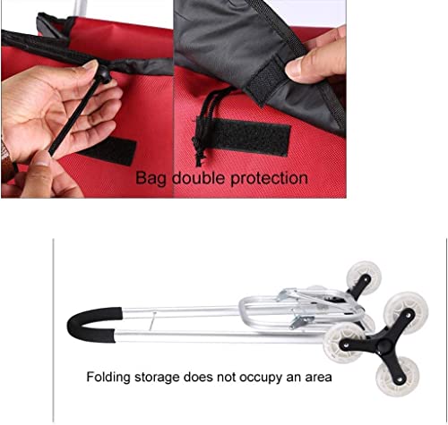 Einkaufstrolley Faltbarer Einkaufswagen Aus Aluminium, Einkaufswagen, Reise-Einkaufstasche, Senioren-Einkaufswagen Mit… – Bild 5